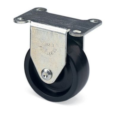 Faultless Polyolefin Wheel Casters - Rigid - 4"Dia.X1-1/4"W Wheel - 275-Lb. Capacity - 1-3/4 X3" Bolt Hole Spacing