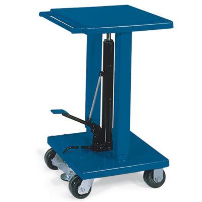 Wesco Foot Pedal Operated Mobile Hydraulic Lift Tables 500lb. Capacity Innopad