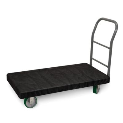 Akro-Mils Versa/Deck Platform Trucks - 48"Lx24"W Deck - Crossbar Handle - Polyurethane