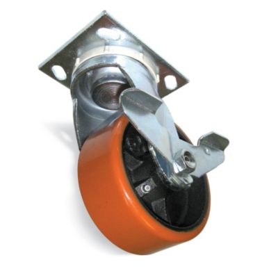 Fairbanks Casters - Swivel - 4"Dia.X2"W Semi-Steel Wheel