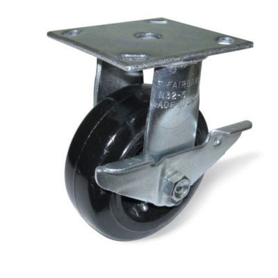 Fairbanks Casters - Rigid - 5"Dia.X2"W Polyurethane Wheel