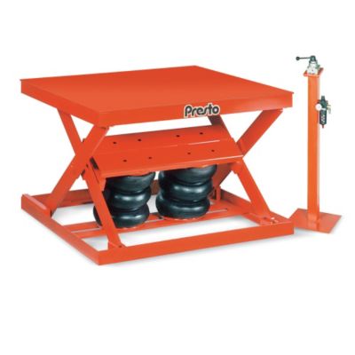 Presto Pneumatic Scissor Lift Tables 2000lb. Capacity 36×48″ Base