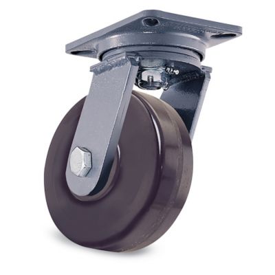 Hamilton Champion Extra Heavy-Duty Casters - Swivel - 6"Dia.X3"W Semi-Steel