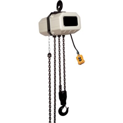 Jet Singlespeed Electric Chain Hoists 2000lb. Capacity 3phase, 230v/460v Motor 20′ Lift