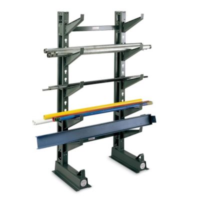 Jarke Button-On Cantilever Rack Column - 7'H - For Arm Length 12", 16" - Single-Sided Column