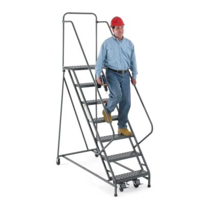 Relius Solutions 50degree Stairway Slope Ladder With Roundtube Frame