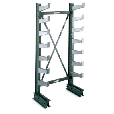 Jarke Quiktree Light-Industrial Grade Cantilever Rack - 36X21x84" - Single-Sided Column - Add-On Unit