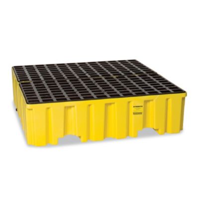 Eagle Polyethylene Containment Pallet - 51X26-1/4 X13-3/4" - Standard - Yellow