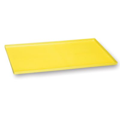 Relius Solutons Spill Trays For Steel Shelving - 36"Wx24"D - Flat Bottom - Yellow - Yellow - 24"  (ST-24/YELLOW)