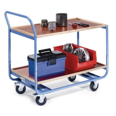 Eurokraft Table Trolleys - 7.8" Pneumatic Casters