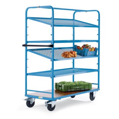 Eurokraft Optional Shelf For Stock Trucks - Wire Mesh