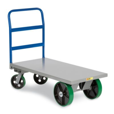 Little Giant High-Capacity Platform Trucks - 48"Lx30"D Deck - Mold-On Rubber