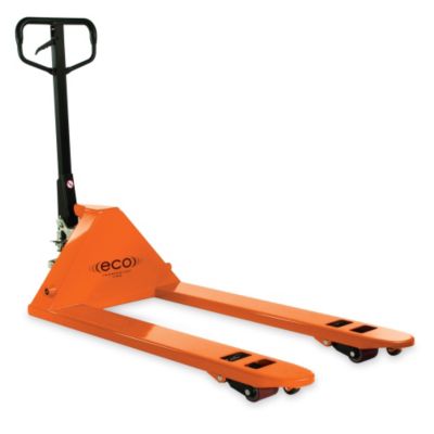 Eco Pallet Trucks - Pallet Jacks - 20.5" Wide Forks - Orange