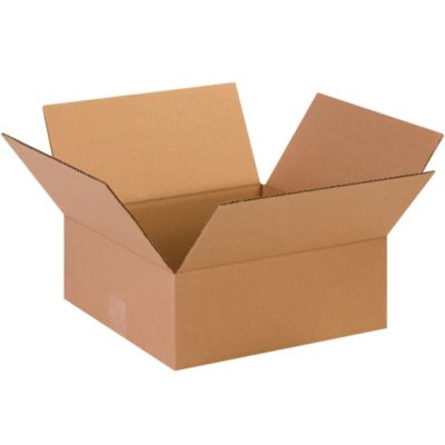 Flat Boxes - 13X13x5" - Kraft - Lot of 25  (13135)