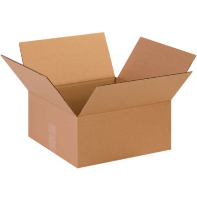 Corrugated Boxes - 13X13x6" - Kraft - Lot of 25  (13136)