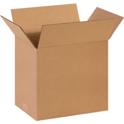 Corrugated Boxes - 14X10x12" - Kraft - Lot of 25  (141012)