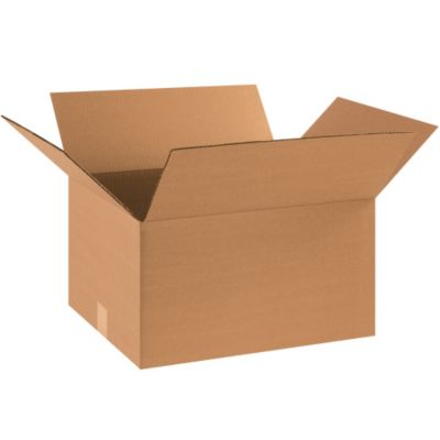 Corrugated Boxes - 18X14x10" - Kraft - Lot of 25  (181410)