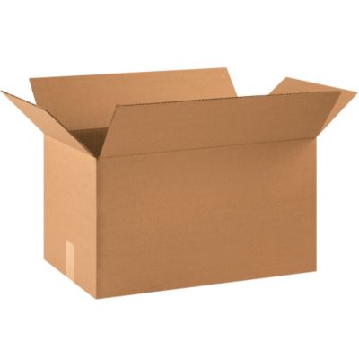 Corrugated Boxes - 22X12x12" - Kraft - Lot of 20  (221212)