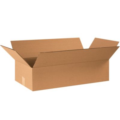 Flat Boxes - 24X14x6" - Kraft - Lot of 25  (24146)