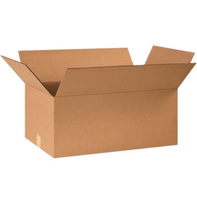 Corrugated Boxes - 24X14x10" - Kraft - Lot of 20  (241410)