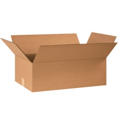 Flat Boxes - 24X14x8" - Kraft - Lot of 20  (24148)