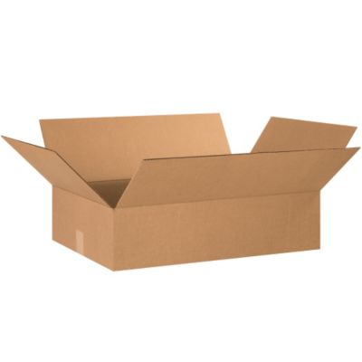 Flat Boxes - 24X16x6" - Kraft - Lot of 20  (24166)