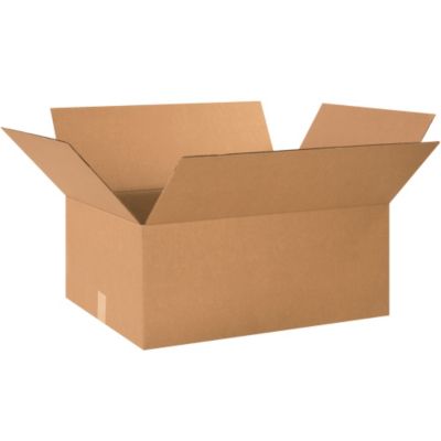 Corrugated Boxes - 24X18x10" - Kraft - Lot of 10  (241810)