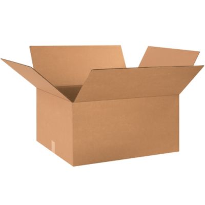 Corrugated Boxes - 24X20x12" - Kraft - Lot of 10  (242012)