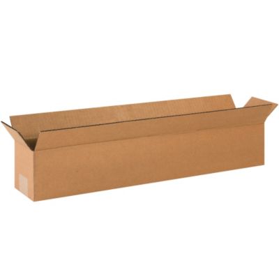 Long Boxes - 24X4x4" - Kraft - Lot of 25  (2444)