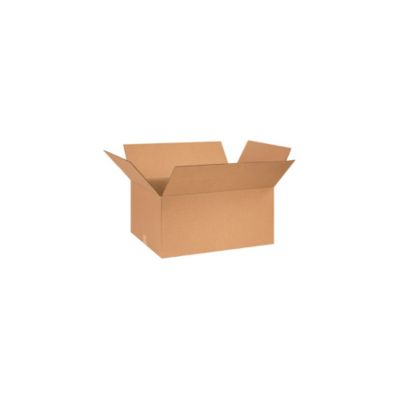 Corrugated Boxes - 26X18x12" - Kraft - Lot of 15  (261812)