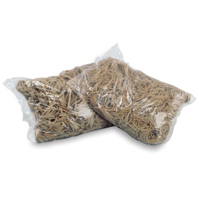 Rubber Bands - 5lb Bag - Natural - Lot of 5  (26324)