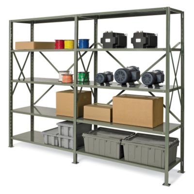 System 200 Complete Boltless Shelving Unit - 42X18x88" - Starter Unit