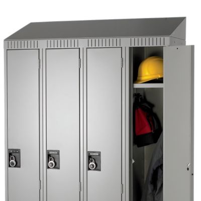 Sloped Top For Assembled Lockers - 1-Wide Frame