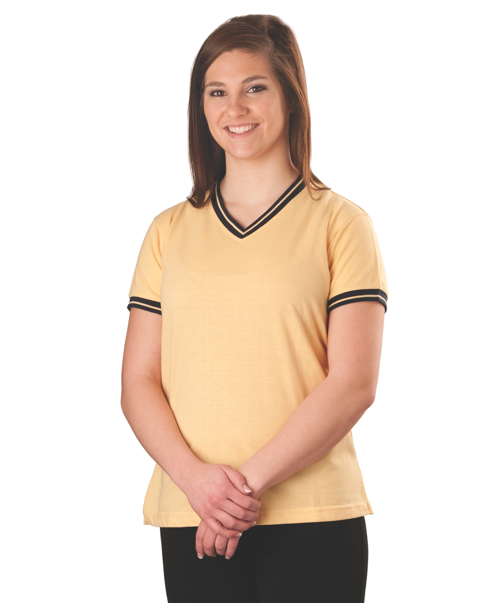 Womens Pique Knit Sport Shirts, 6 oz