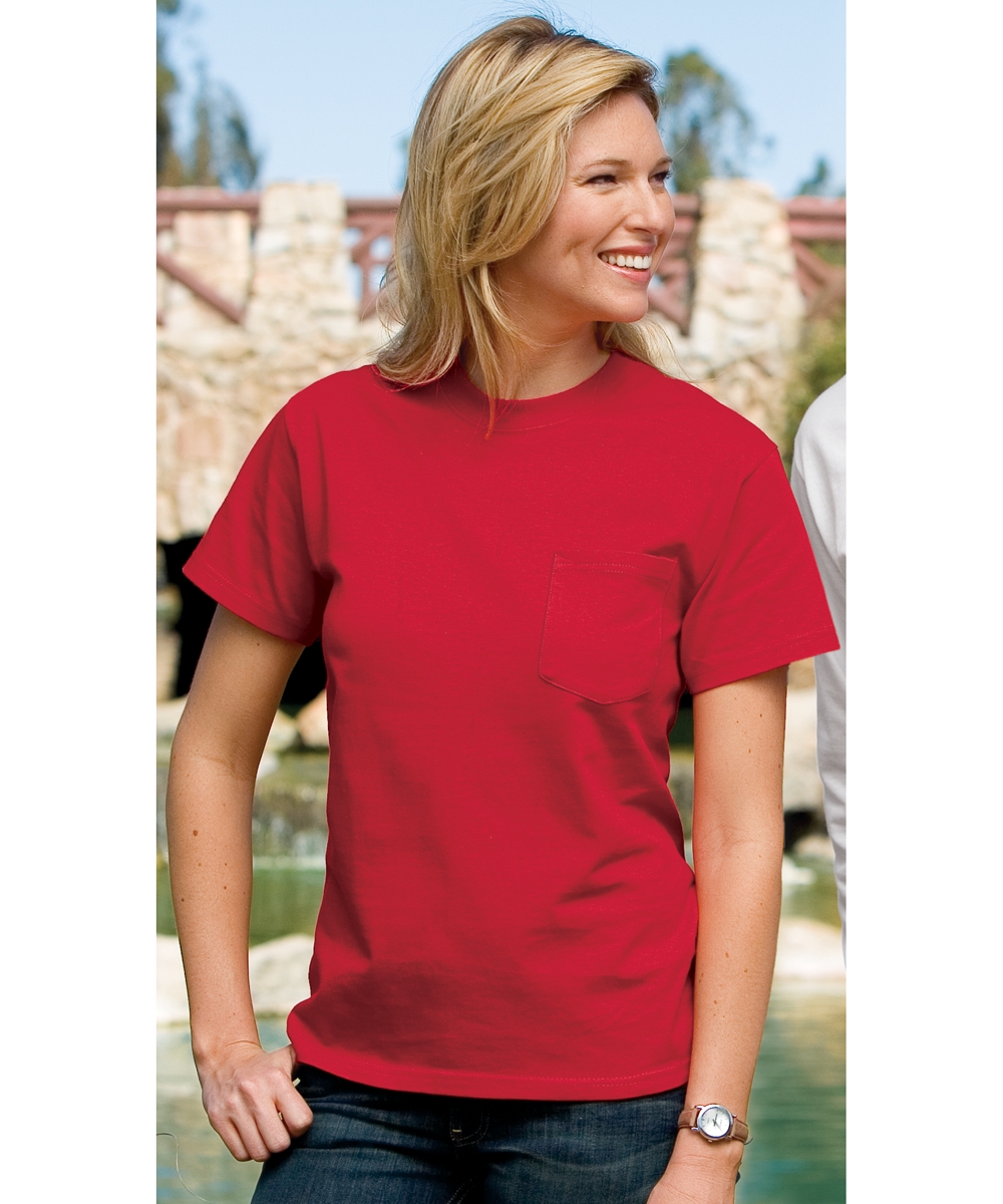 Heavyweight Unisex T Shirt with Pocket