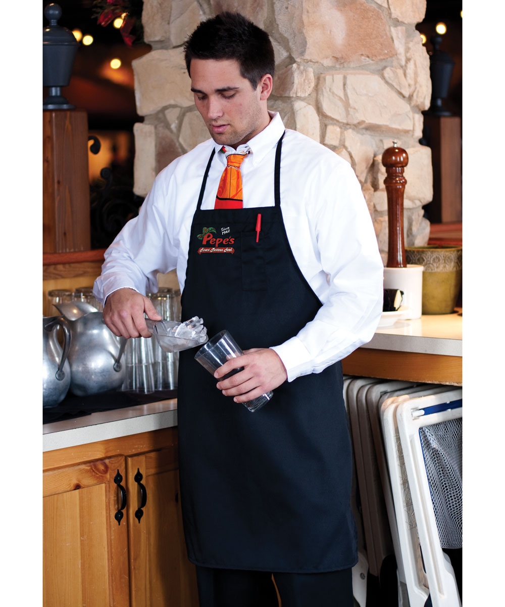 Bib Apron with Pencil Pocket