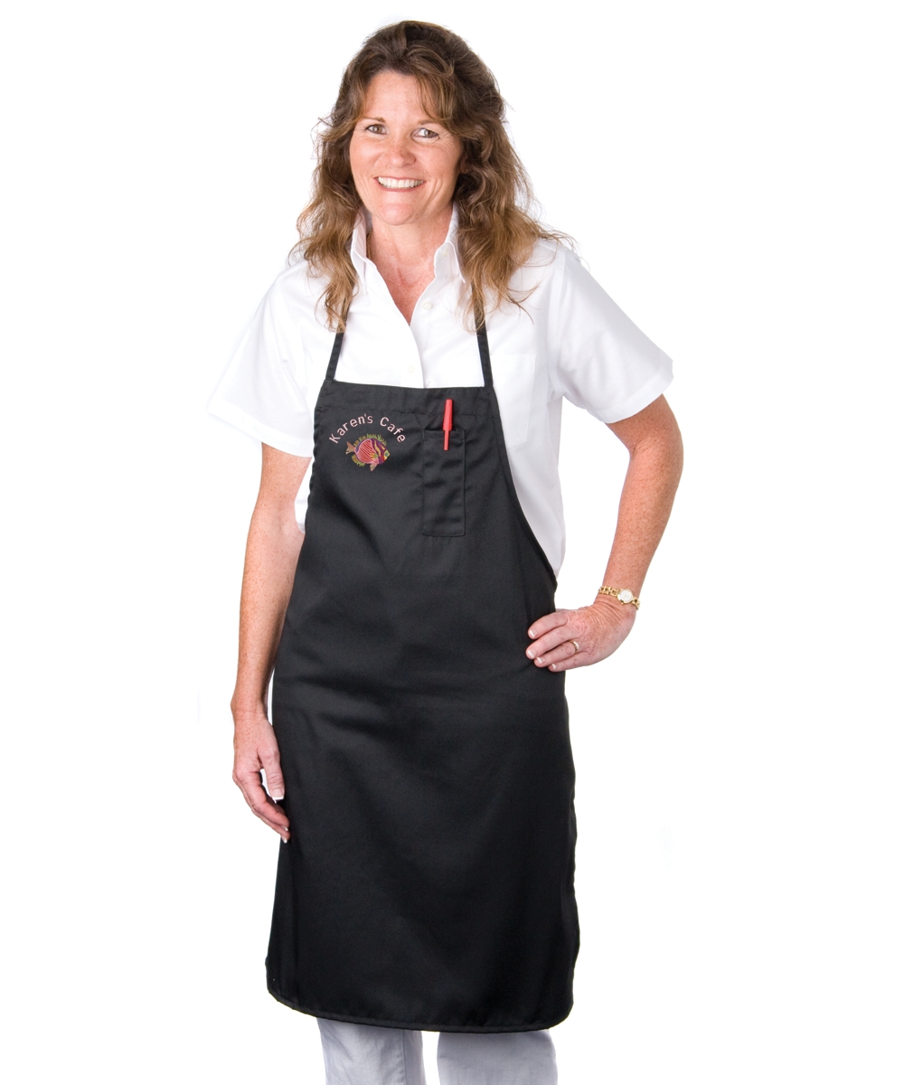 Bib Apron with Pencil Pocket