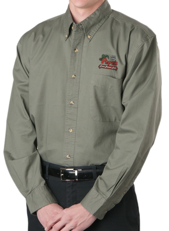 Mens Twill Shirt, Long Sleeve