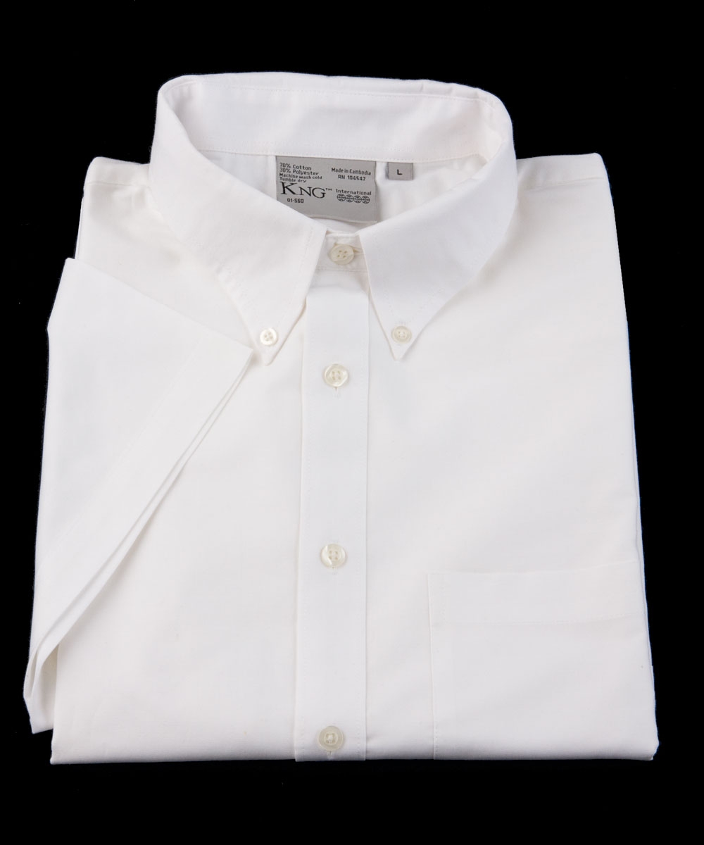 Mens Oxford Short Sleeve Shirt
