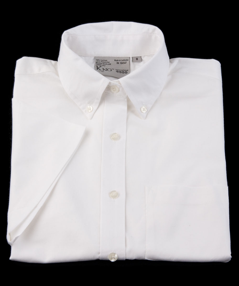 Womens Oxford Short Sleeve Shirt