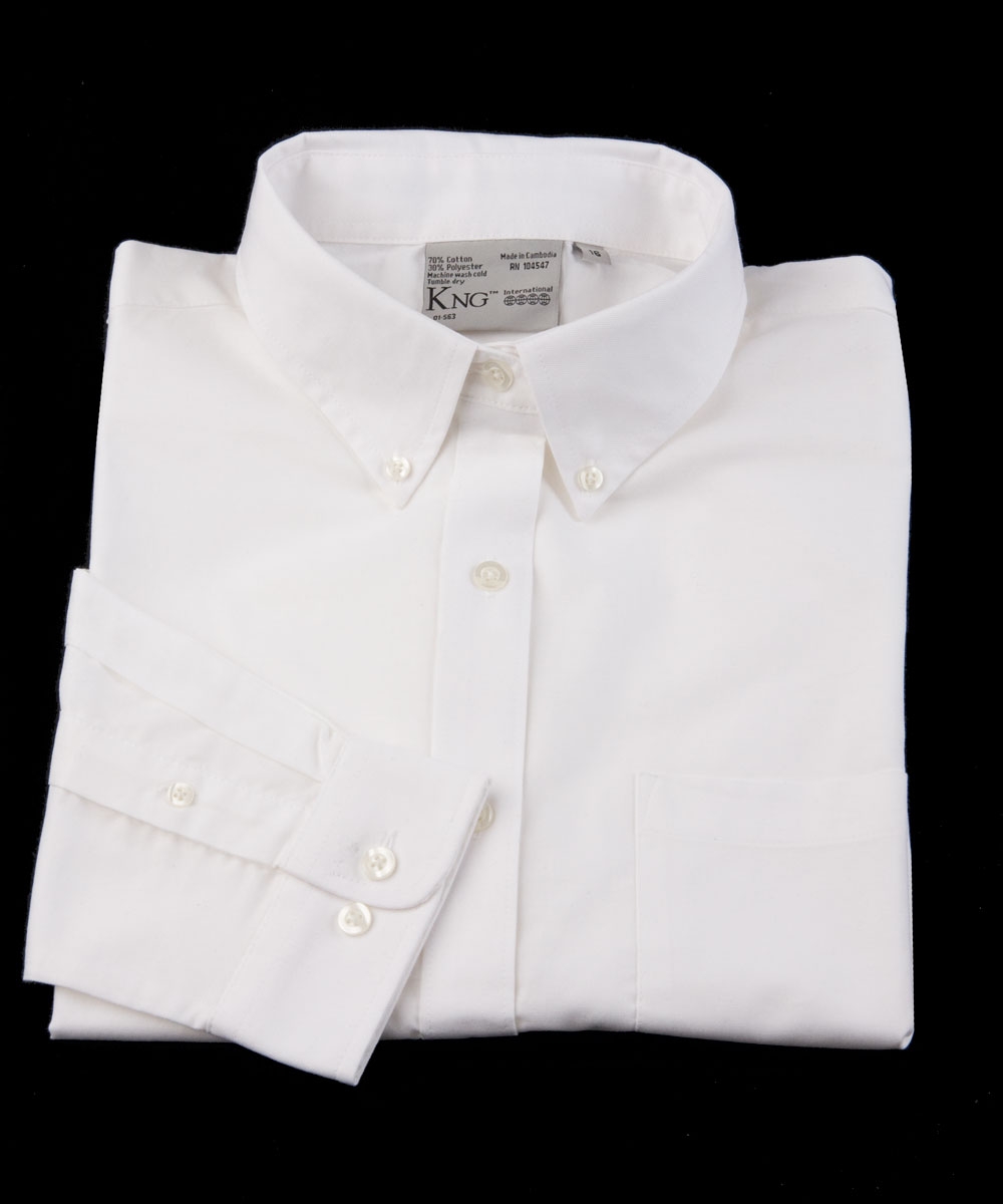 Womens Oxford Long Sleeve Shirt