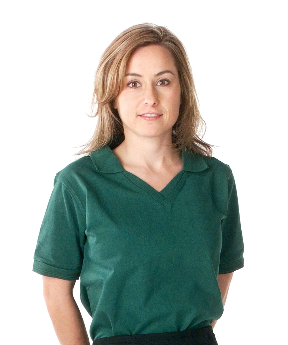 Womens V Neck Jersey Knit Sport Shirt
