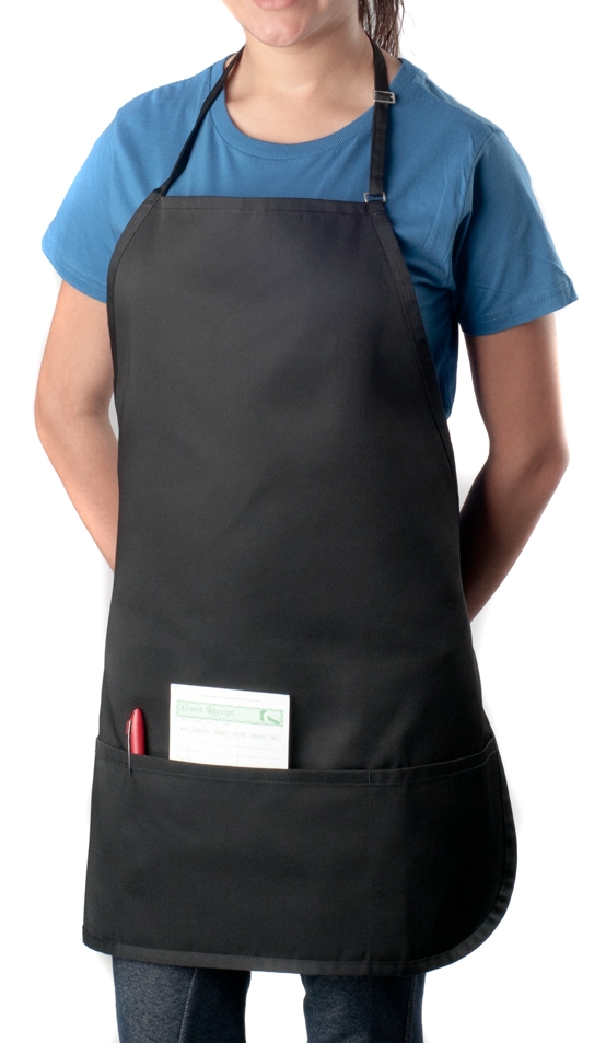 Adjustable Bib Apron, 27 inch Rounded Corners