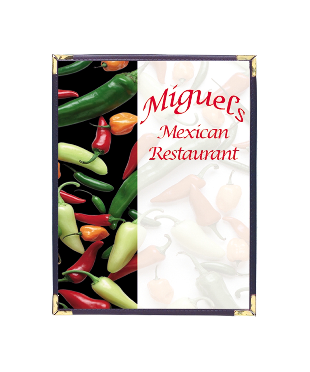 Single Pocket Cafe Menu Covers
