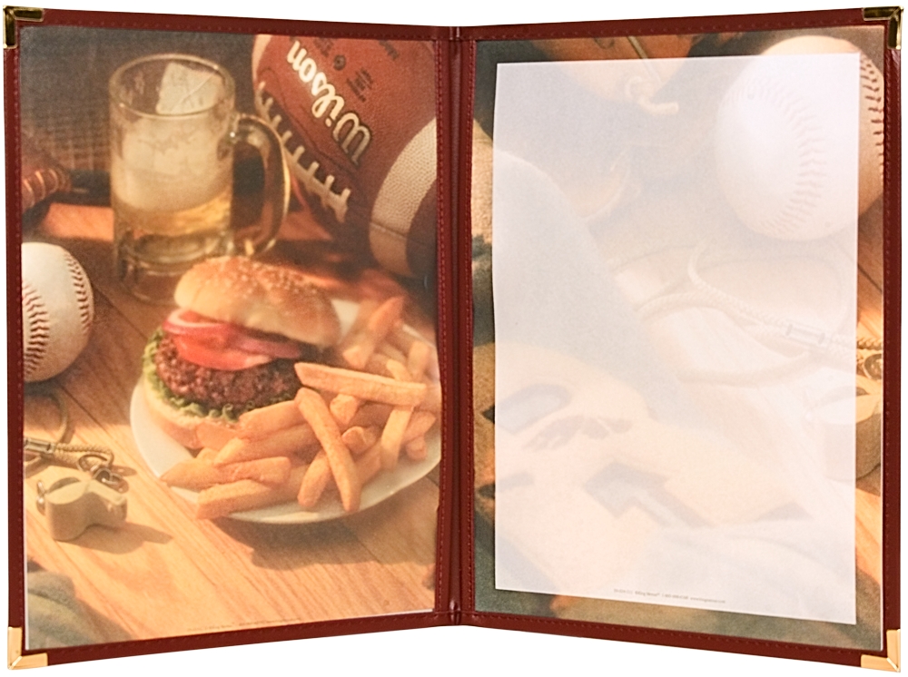 Double Pocket Cafe Menu Covers