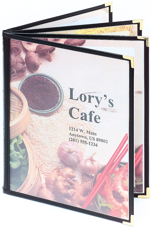 Book Four Cafe Menu Covers