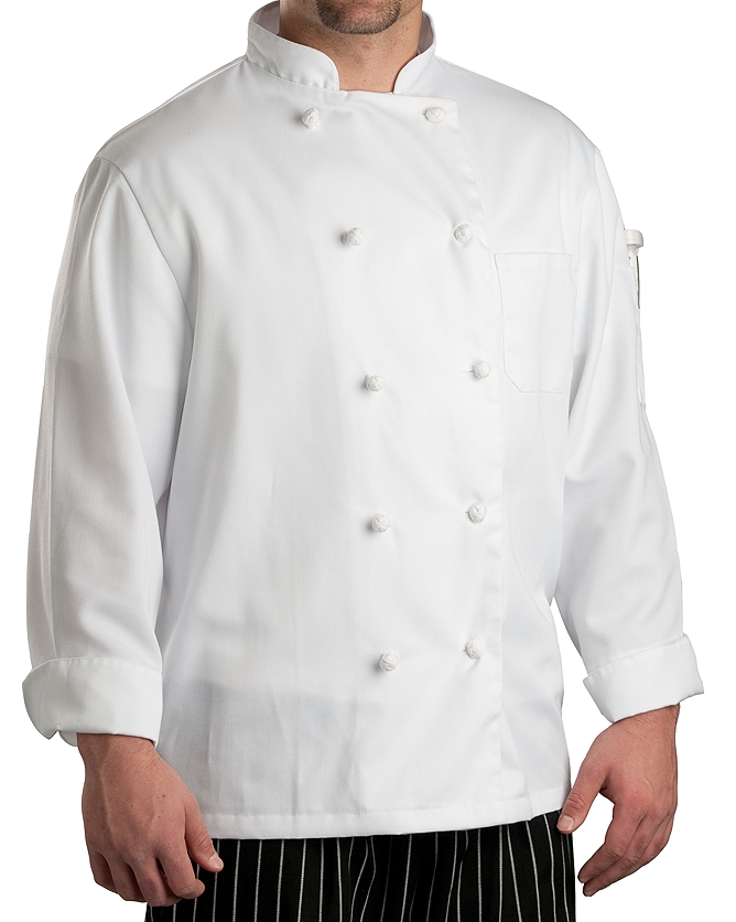 Chef Coat Classic Knot LS, Clearance