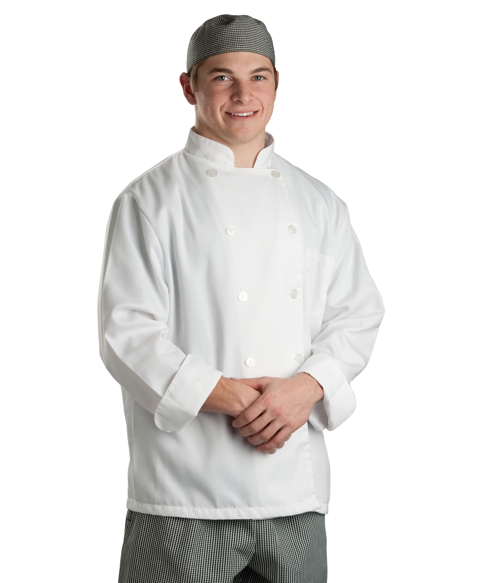 Chef Coat White Classic LS, Clearance