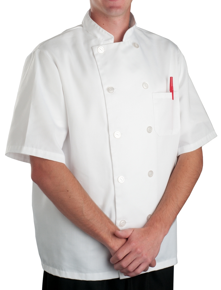 Chef Coat White Classic SS, Clearance