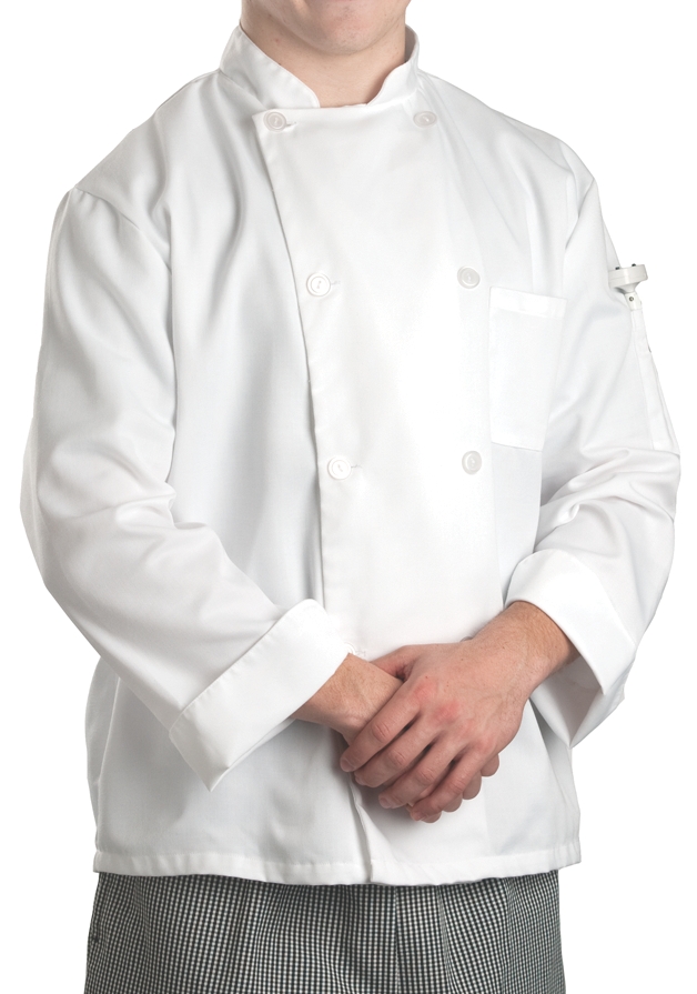Chef Coat White Value LS, Clearance